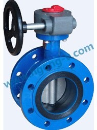 DIN cast iron flange butterfly valve